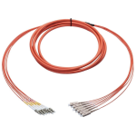 [TCM-BLCSC6M1-05] Tconnect Plenum Breakout 6 Fiber LC-SC Multimode 62.5/125µm (OM1) 5m